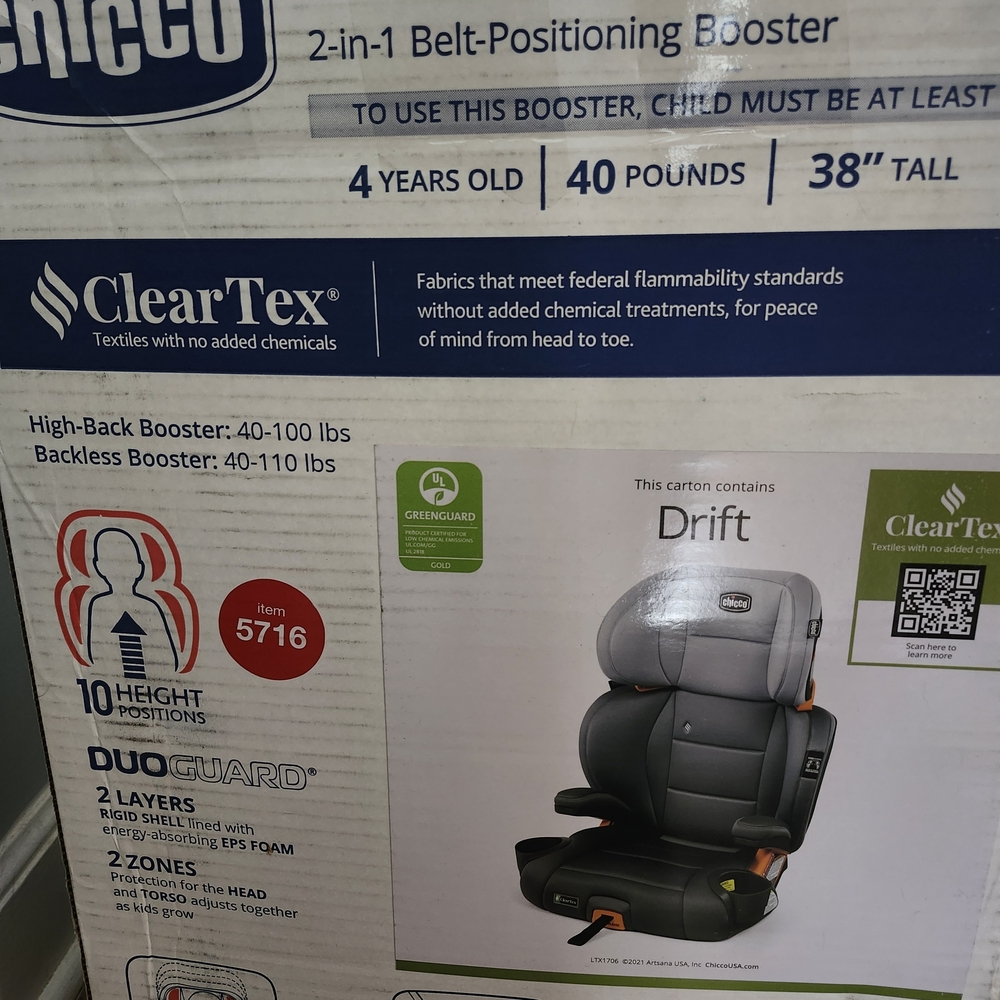 Chicco Drift 2-in-1 Belt-Positioning Booster